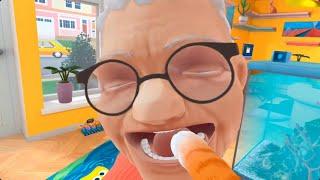 GRANNY BIT MY HAND!!!! CAT GAME | İ AM CAT VR