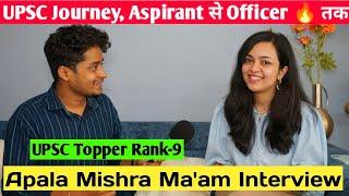 Apala Mam Interview After Training | UPSC Strategy  and Training Experience