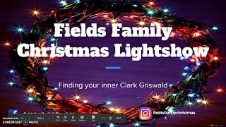 Fields Family Christmas Lights - Finding your inner Clark Griswald