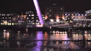 Around the Gateshead Millennium Bridge at Night - 23rd February, 2012