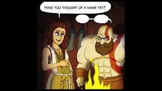 How Kratos and Faye named their son [God of War Comic Dub]