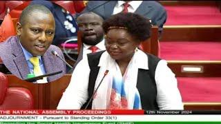 ''WEWE ICHUNGWAH NISKIZE, HATUTAKI SHA NA SHIF,'' MILLIE ODHIAMBO TELLS KIMANI ICHUNGWAH