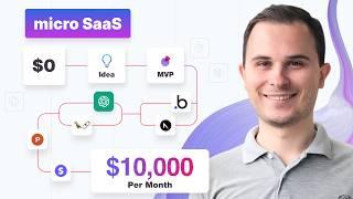 Micro SaaS that PRINT $10k/month - Solo, No-code, AI | Beginner guide