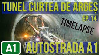 TUNEL Curtea de Arges Ep. 14 | TIMELAPSE The new austrian tunneling method NATM Autostrada A1