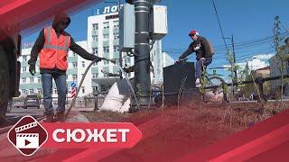 Работы по озеленению начинаются в Якутске