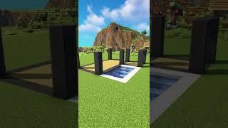 Minecraft Easy Modern House #shorts