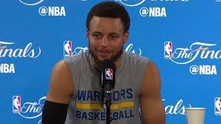 Stephen Curry NBA Finals Media Day #1 Press Conference | 2017 NBA Finals