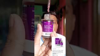 LIVE Result The Derma co 15% AHA + 1% Peeling Solution  #shorts #makeup #viralvideo #trend