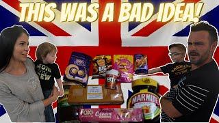 AMERICANS TRY BRITISH SNACKS WITH THEIR KIDS...AND REGRETS IT!!