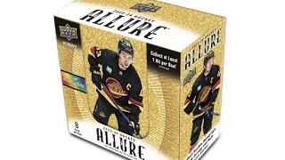 Hunting bedard rookies!! Opening 2023-24 Upper-Deck allure Hobby hockey card box