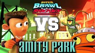 Sheen Estevez vs Plankton III | Super Brawl Showdown v0.3.1b Full Match Gameplay