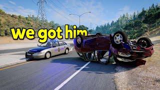 Realistic Police Chases In BeamNG