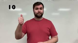 ASL Numbers 1-20