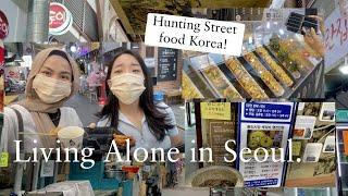 Seoul Diaries| Hunting STREET FOOD KOREA bareng Temenku! + Mampir ke DAISO!