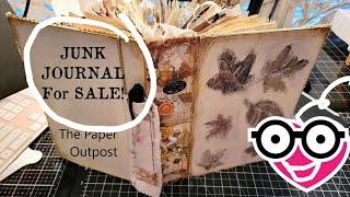 HERITAGE JOURNAL For Sale in Etsy! :) Stuffed Chunky Monkey Style! Only 1 Available! Paper Outpost!