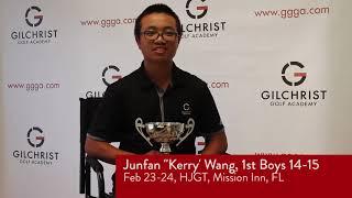 RED HAT FEB 2018 -Junfan "Kerry' Wang, 1st Boys 14 15 CHINESE