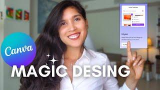 Canva Magic Design Tutorial - New Ai  Tools for your presentation