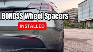 BONOSS Wheel Spacers Install - Tesla Model Y Performance