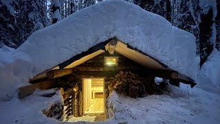 THE DUGOUT SANK INTO THE SNOW! I MADE A SECOND FOLDING BED