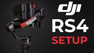 DJI RS4 Setup Deutsch & weitere Einstellungen!