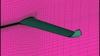 Winglets Structured C-Shaped Hexa Meshing - ICEM CFD