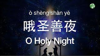 (EN/CN/Pinyin Lyrics) Chinese Version "O Holy Night" - 《哦圣善夜》- 中英歌词加拼音- 甘思韵演唱