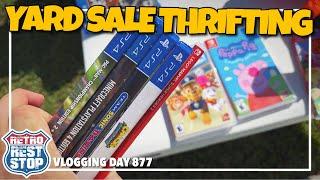 THRIFT WITH ME | Thrifting Yard Sales For Movies, Video Games, Toys, & More Around Florida