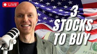 How I Made 83% Gains FAST & 3 Stocks to Buy NOW! (LIVE )