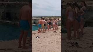 AYIA NAPA SEA CAVES #WALKING TOUR #ayianapa  #cyprus  #shorts