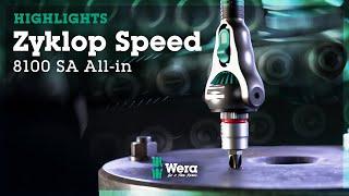 Wera | 8100 SA All-in Zyklop Speed | Highlights