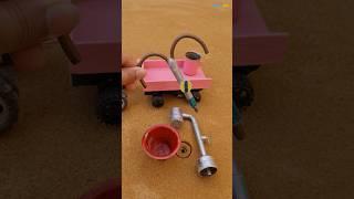 Mini tractor project mini motor water pump science project video