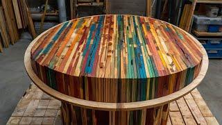 Creating Stunning Artwork from Discarded Wood Scraps | A Masterclass in Upcycling