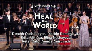 'Heal the World' by Dimash Qudaibergen, P.Domingo Jr., E.Miklósa, E.Nechayeva, P.Čulič, A.Anisovych