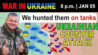 05 Jan: Ukrainians UNLEASH TANKS on Russian Troops HIDING in the Village.