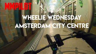 Wheelie Wednesday on my wheelie bike in Amsterdam Centre.