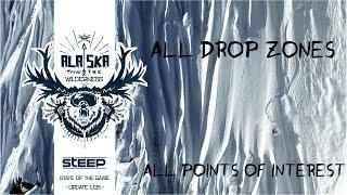 STEEP - Alaska All Drop Zones, Challenges and Point of Interests