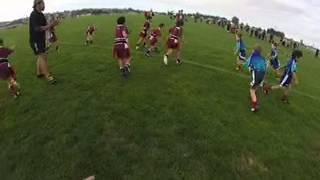 Noah, oscar, noah, saint and matthew link up for a try