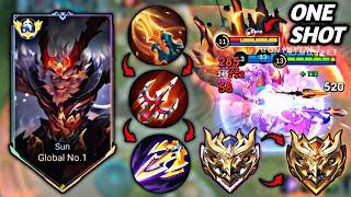 COMBO BUILD SUN TERSAKIT SEASON INI SKIL 3 SUN JADI YANG TERSAKIT | MOBILE LEGENDS