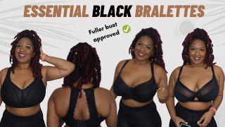 Black Bralettes for Big Bust || Bralette Try On Haul + Confidence Chat