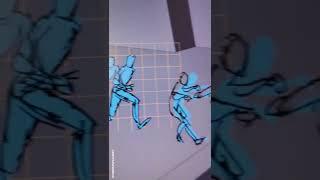 Parkour animation #greasepencil #b3d