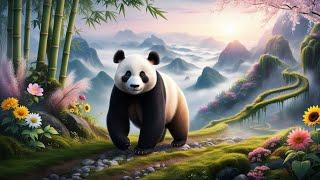 Ping the panda wandering through misty mountains | baby rehymes | cartoon tv