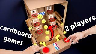 How To Make Basketball Board Game From Cardboard