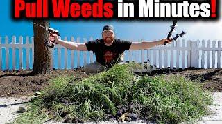 PULL WEEDS FAST - 2 easy steps