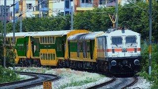 GREEN DOUBLE DECKER TRAIN : INDIAN RAILWAYS