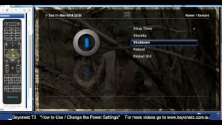 Beyonwiz T3 Power Options