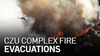 CZU Complex: Wildfires Trigger Evacuations in San Mateo, Santa Cruz Counties