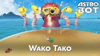 Astro Bot (PS5) Wako Tako BOSS Fight - 100%  Walkthrough 4K 60fps Gameplay