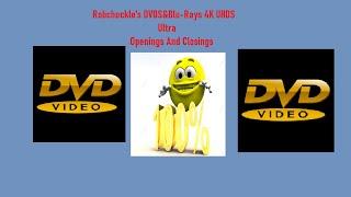 Robchuckle's DVDS & Blu-Rays 4K Ultra UHDS Openings And Closings Episode 16