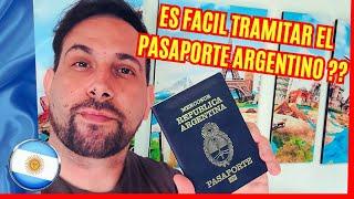 Pasaporte Argentino, como sacarlo️ es dificil⁉️ Tramite 