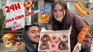 MANGIAMO SOLO CIBO AMERICANO PER 24 ORE!!